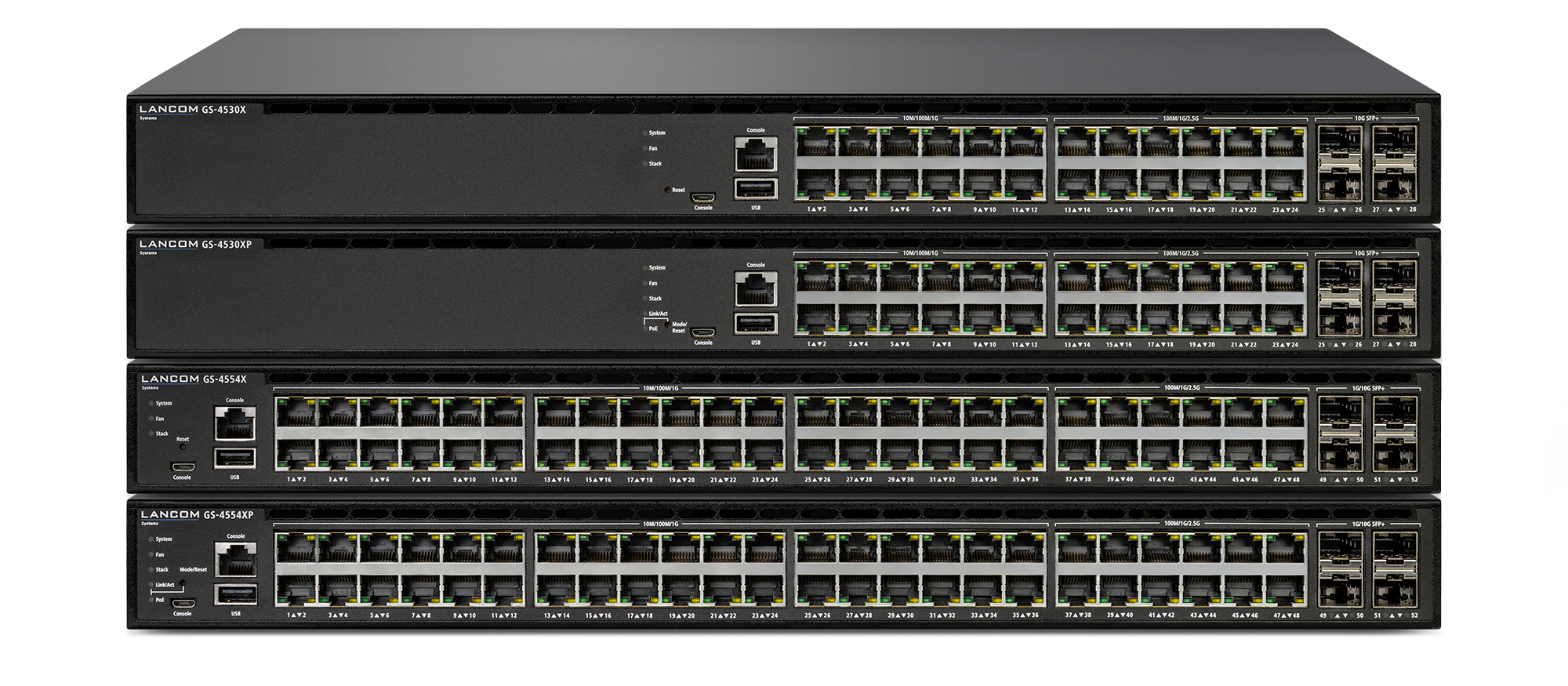 LANCOM GS 4500X Serie Full Layer 3 Access Switches mit Stacking